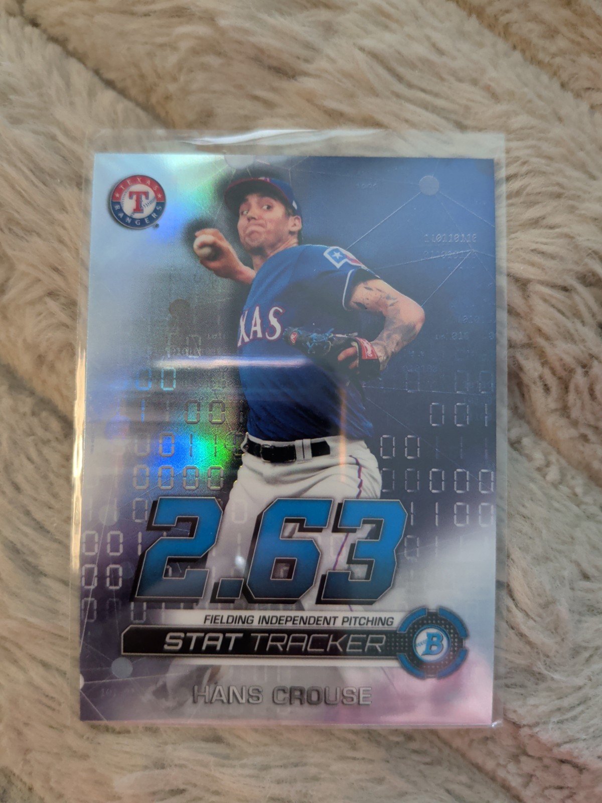 2019 Bowman Chrome - Stat Tracker Hans Crouse #ST-HC (RC)