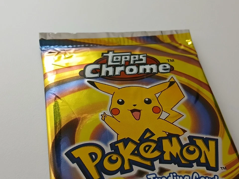 Pokemon Topps Chrome Serie 1 Booster Pack Precintado 2000 Foto 3 de 4