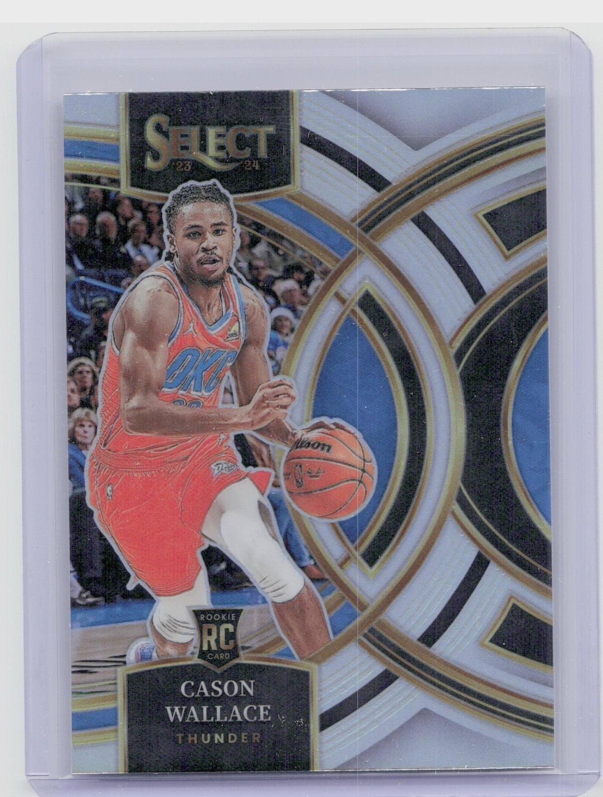 2023-24 Select Cason Wallace Silver Prizms #103 Thunder