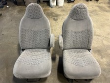 1999 - 2003 Ford F350 F250 Xlt Cloth Bucket Seat Gray