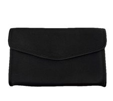 Coach Envelope Clutch Flap Pouch Black Leather New York City Vintage  9810