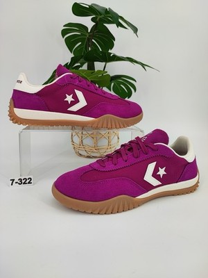 Converse Women's Run Star Trainer Violet Suede Lace Up Sneakers Size 7 US