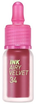 Peripera Ink Airy Velvet Lip Tint 034 Plum Rose Longwear K-Beauty