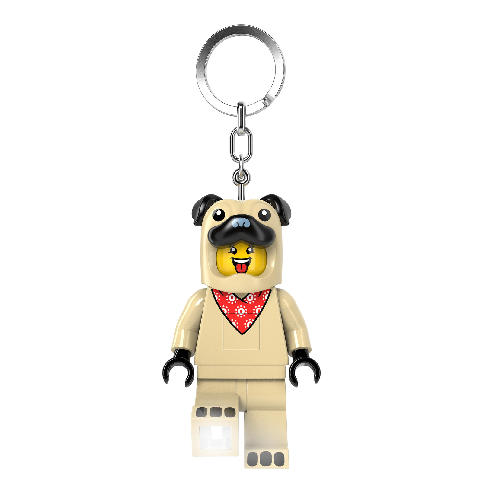 LEGO Minifigures Большая фигурка-брелок для ключей высотой 3 дюйма - Парень в костюме мопса (KE21
