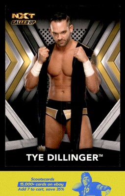 2017 Topps WWE NXT Tye Dillinger card #50