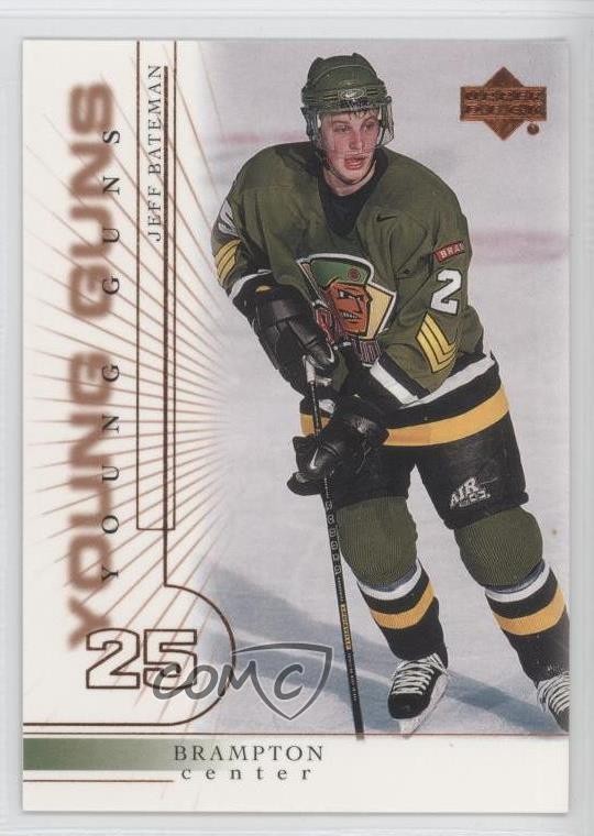 2000-01 Upper Deck Young Guns Jeff Bateman #438 Rookie RC 0d2