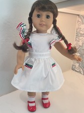 American Girl Molly McIntyre Doll. Birthday Dress Outfit. GUC No Box