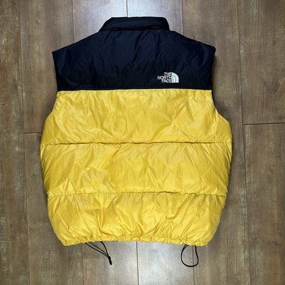 Vintage The North Face Nuptse 700 Vest Yellow Size 3XL XXXL | eBay