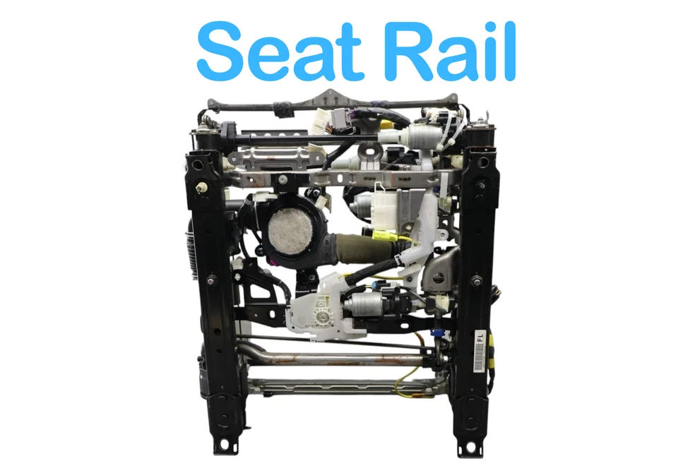07-10 Lexus LS460 riel de oruga asiento inferior delantero izquierdo con motores OEM Foto 3 de 4
