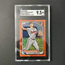 2024 Bowman Chrome Orange Shimmer Refractor /25 JACKSON HOLLIDAY Orioles #BCP-47