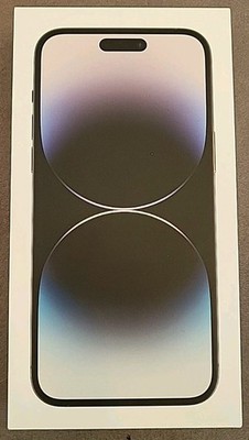 Empty Box iPhone 14 Pro Max Space Black 128GB Model A2651 (EMPTYBOXONLY)        