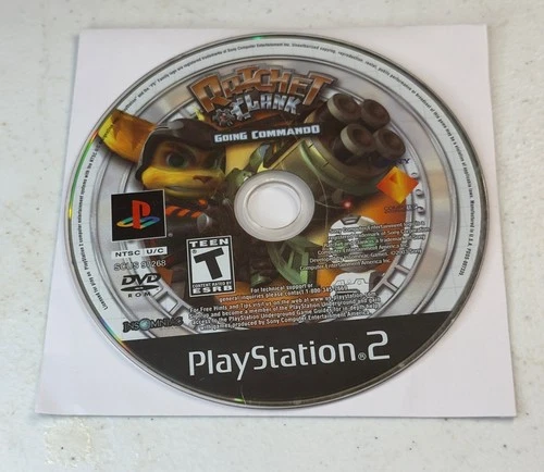 Ratchet & Clank: Going Commando (PlayStation 2, 2003) Disc Only, Tested