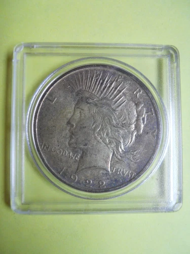 1922-D Peace Dollar... 90% Silver... Denver Mint... Fine Detail