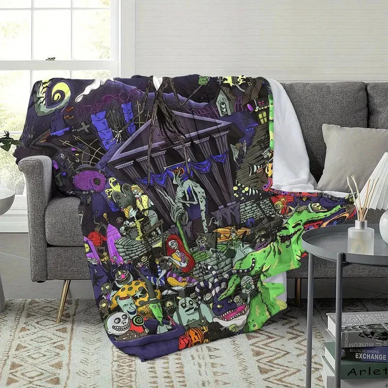 Nightmare Before Christmas Fleece Blanket