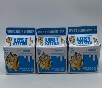 Lost Kitties Bundle of 3 Cartons Blind Boxes Surprise Toys Hasbro 2018