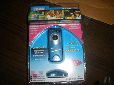 NEW Jazz JDC-11 0.1MP Digital Camera - Blue (O19) 722650502719| eBay