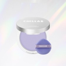 CHILLAB Lavender Matte Powder with Puff Oil Control Colorless Pore Blurring 10g