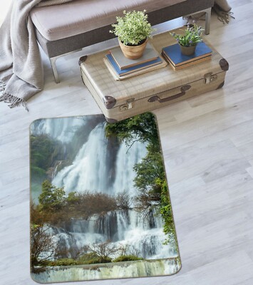 3D Waterfall Tree NAO8198 Game Rug Mat Elegant Photo Carpet Mat Fay