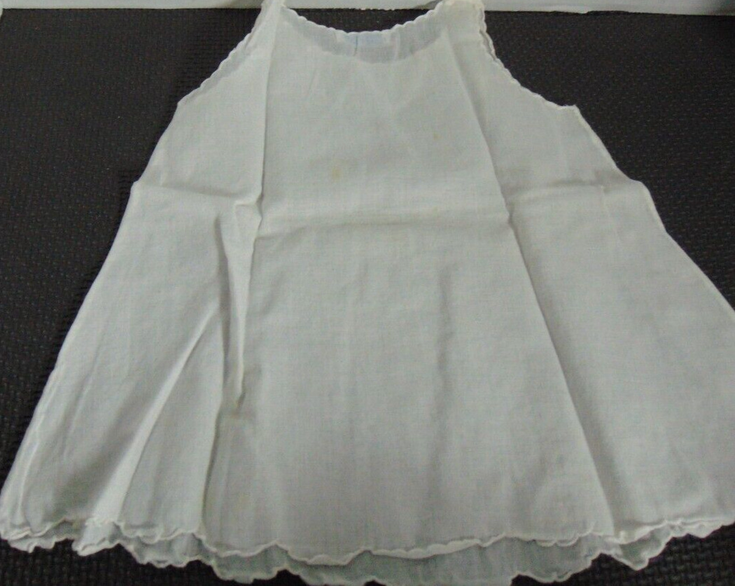 VTG White Linen "Pemae" 5 months Handmade Infant'… - image 3