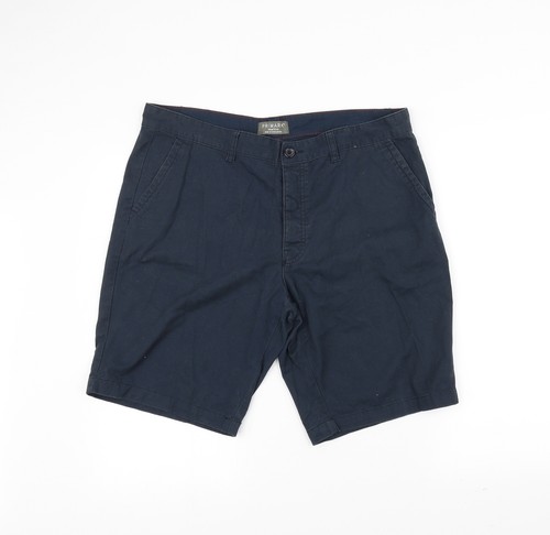 Primark Mens Blue Chino Shorts Size 36 