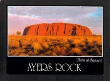 A8247 Australia NT Ayers Rock Sheraton Hotel Uluru Sunset postcard