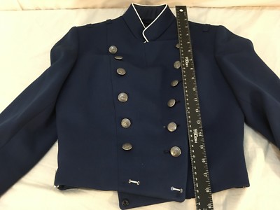 USAF AIR FORCE ACADEMY CADET TUXEDO PARADE UNIFORM JACKET 10 LONG