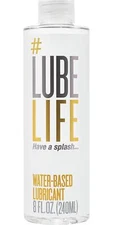 Lube Life Water-Based Personal Lubricant, Lube For Men, Women And Couples, 8 Fl