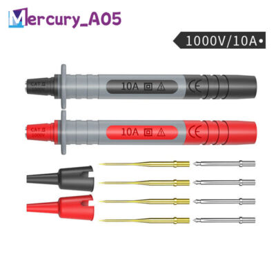 10PCS Digitalmultimeter Prüfstift mit austauschbarer 1mm/2mm Prüfnadelspitze