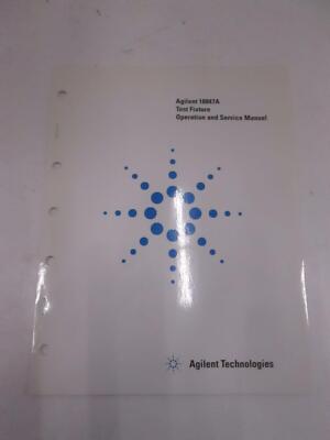 Agilent 16047A Test Fixture Operation and Service Manual, Used