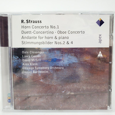 SEALED CD R. Strauss Horn Concerto No 1 Duett-concertino  Clevenger Combs Klein