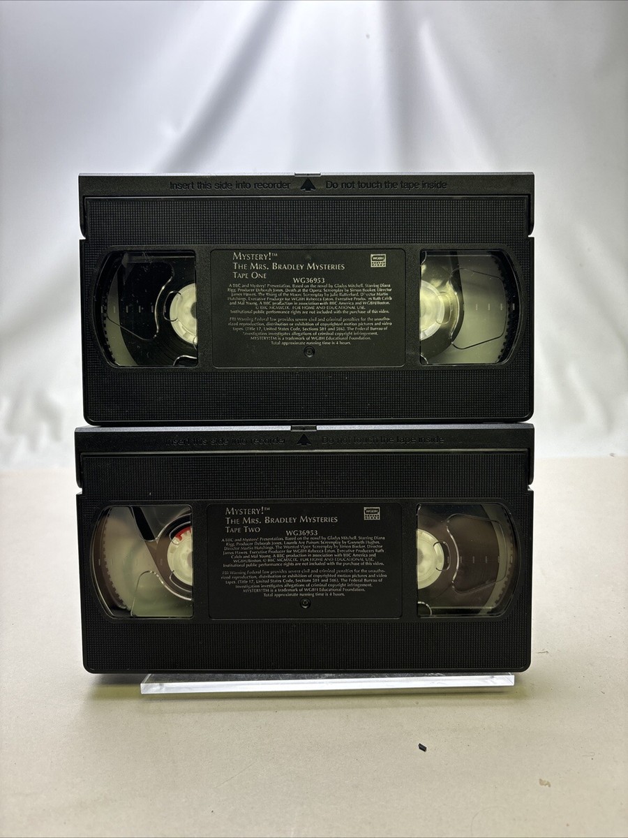 その他 Mrs Bradley Mysteries [VHS] The Mrs. Bradley Mysteries VHS 2 Tape Set, Diana Rigg, Neil