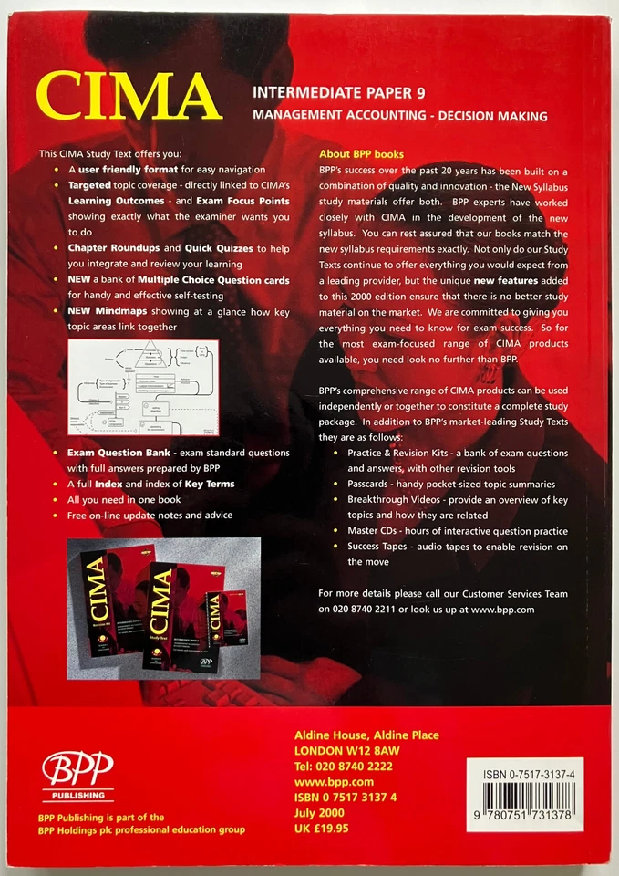 CIMA Study Text | Management Accounting: Decision Making - Image 3 of 4