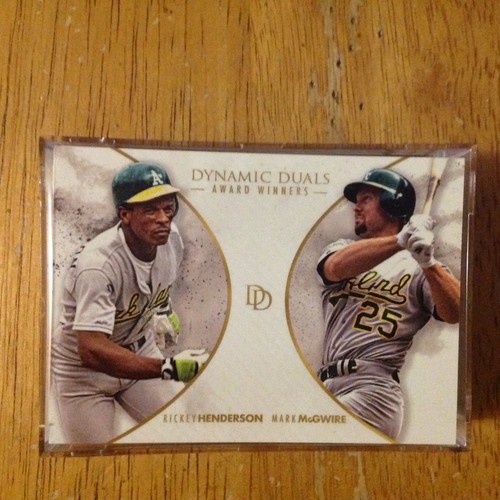 Rickey Henderson & Mark McGwire MVP DYNAMIC DUALS 2018 TOPPS ON-DEMAND - Picture 1 of 1