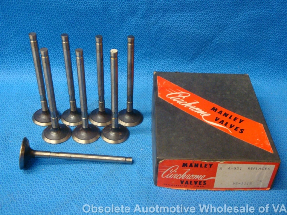 Комплект из 8 выпускных клапанов 1954 Mercury 256 Monterey Custom Ford EBY-6505B + 3 негабаритных - Изображение 3 из 3