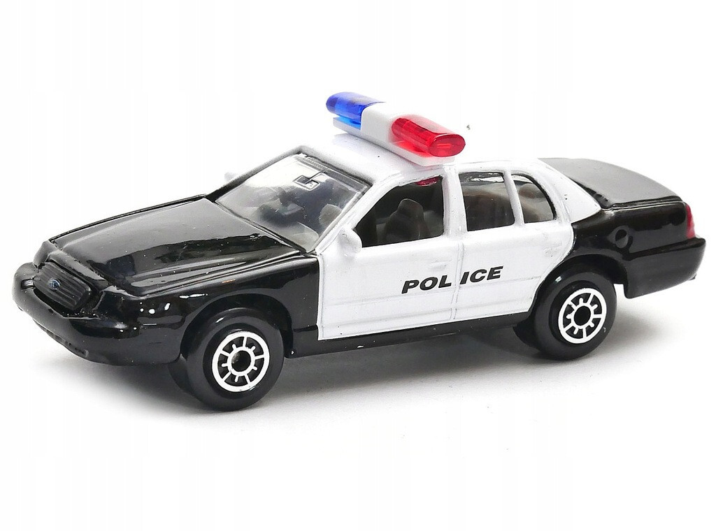 Welly 1999 FORD CROWN VICTORIA Police Black 1:60 1:64 Scales Inch Diecast  Car