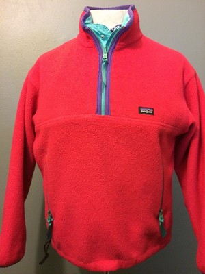 Vtg 90s Kids Patagonia Glissade Reversible Ski Jacket Youth 12