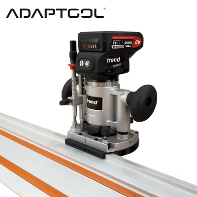 Trend T18S R14K1 18 V Tauchrouter Führungsschiene Adapter auf Evolution Tauchspur