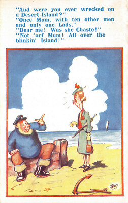 H B LTD COMIC POSTKARTE NR 6125 MATROSE UNGELAUFEN SEHR GUT/POSTFRISCH   