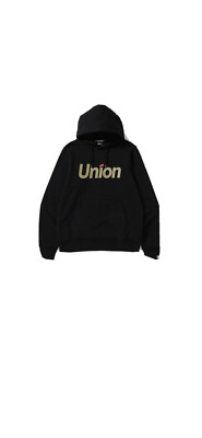 BAPE X UNION PULLOVER HOODY Black Size L Brand New