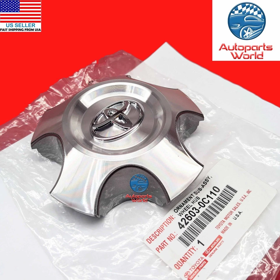 GENUINE OEM TOYOTA 10-17 TUNDRA | 08-17 SEQUOIA 20" WHEEL CENTER CAP 42603-0C110 - Image 2 of 4