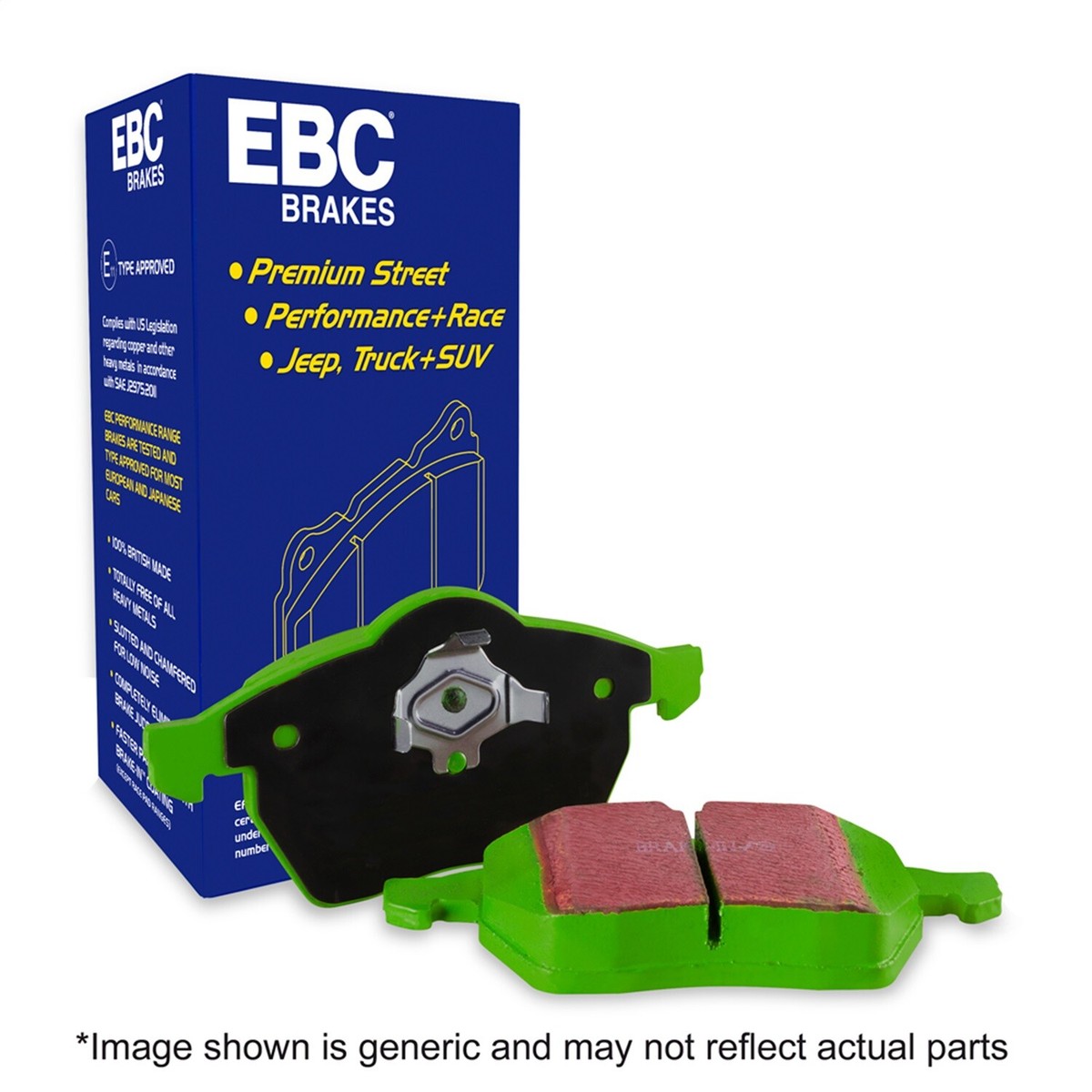 PNMJ2143 EBC Greenstuff Brake Pads For Billet 4 Calipers - View #10