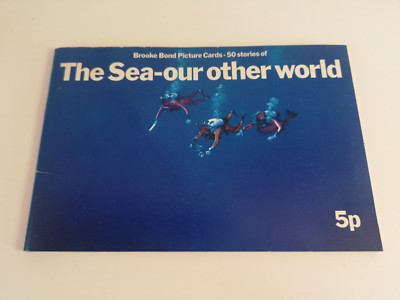 Brooke Bonds ''The Sea-our other World'' EMPTY album, retro