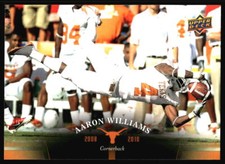 2011 Upper Deck University of Texas Aaron Williams #80 Texas Longhorns