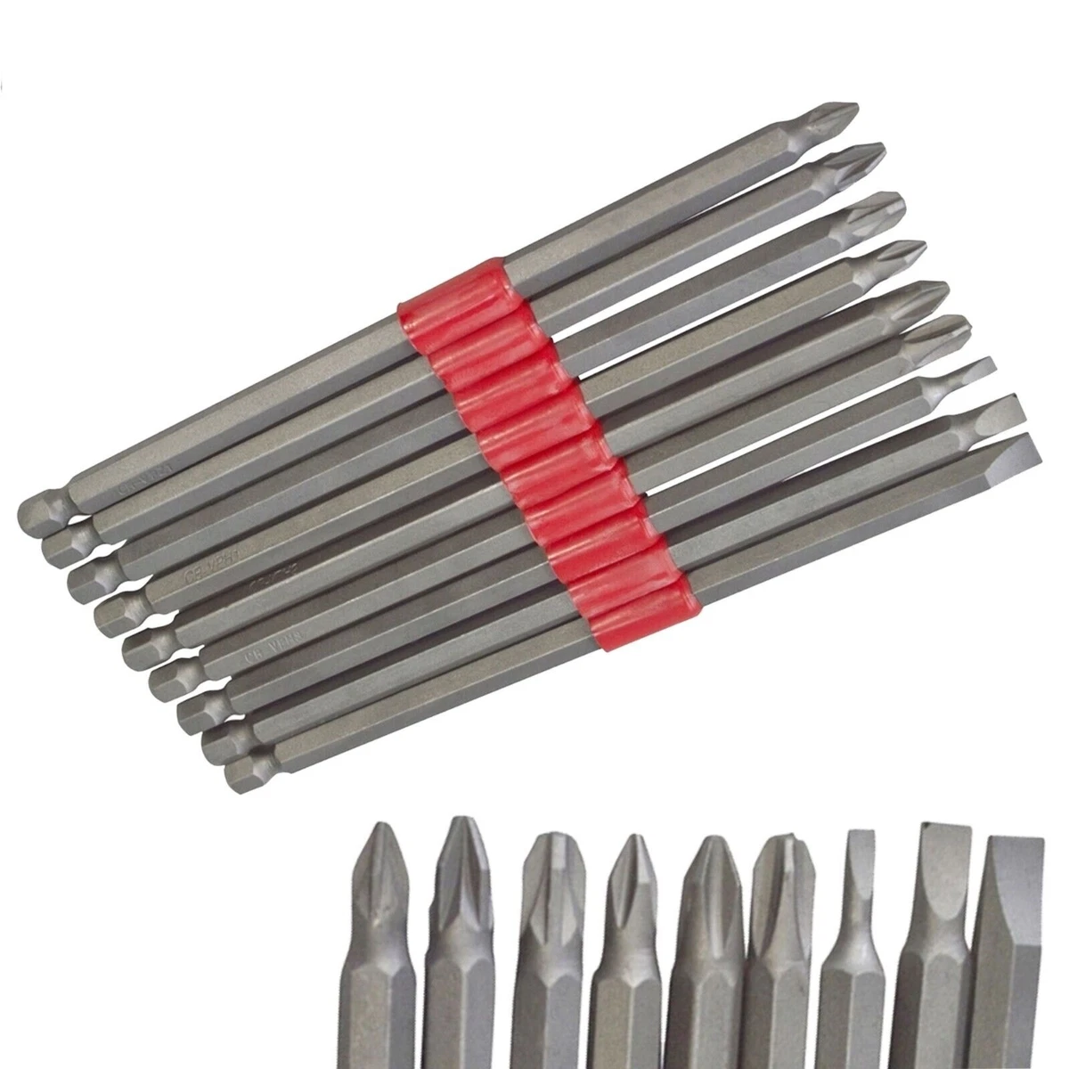 Extra long screwdriver sale bits
