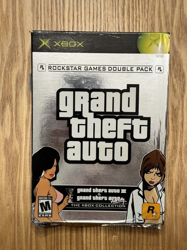 Grand Theft Auto Double Pack (Original Xbox) Complete with Maps GTA 3 Sealed