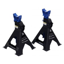 Coppia Cavalletti Cric 3ton Auto Moto 3 tonnellate 285-425 mm SOLLEVA MECCANICO