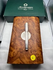 Montegrappa Roses Lancaster 1994 Sterling Silver FP, 18K  M Nib-Rare