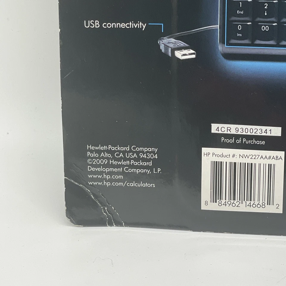 HP CalcPad 200 Basic Calculator Doubles As Keypad PC Excel Word Solar Powered - Image 3 of 3