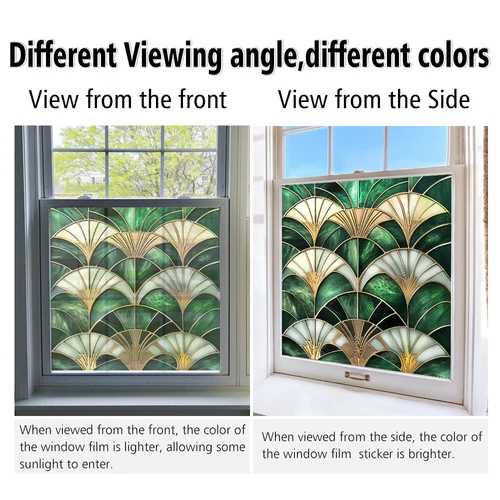 AU Static Cling Glass Window Film Privacy Stained Glass Sticker UV Protection - Picture 25 of 47