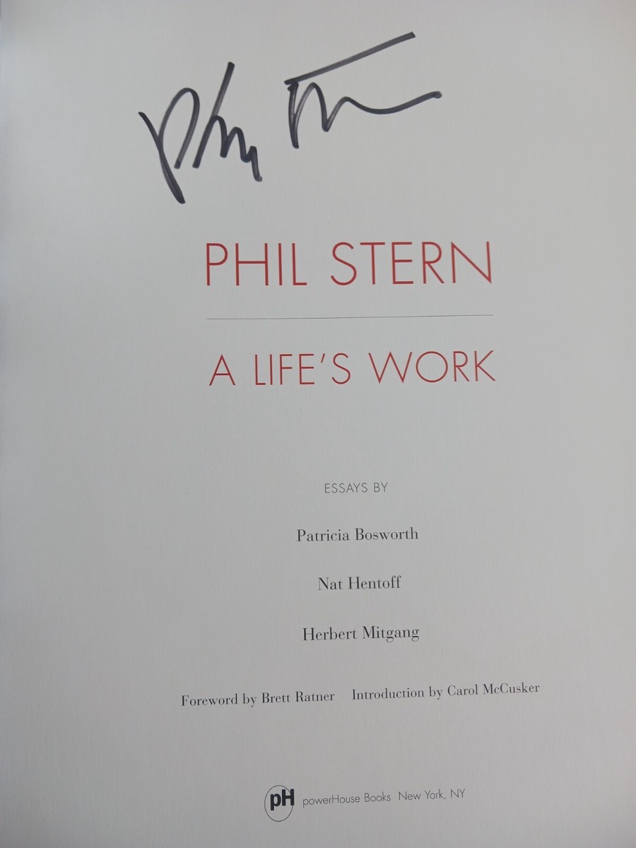 洋書 PHIL STERN - A LIFE'S WORK Phil Stern A LIfe's Work